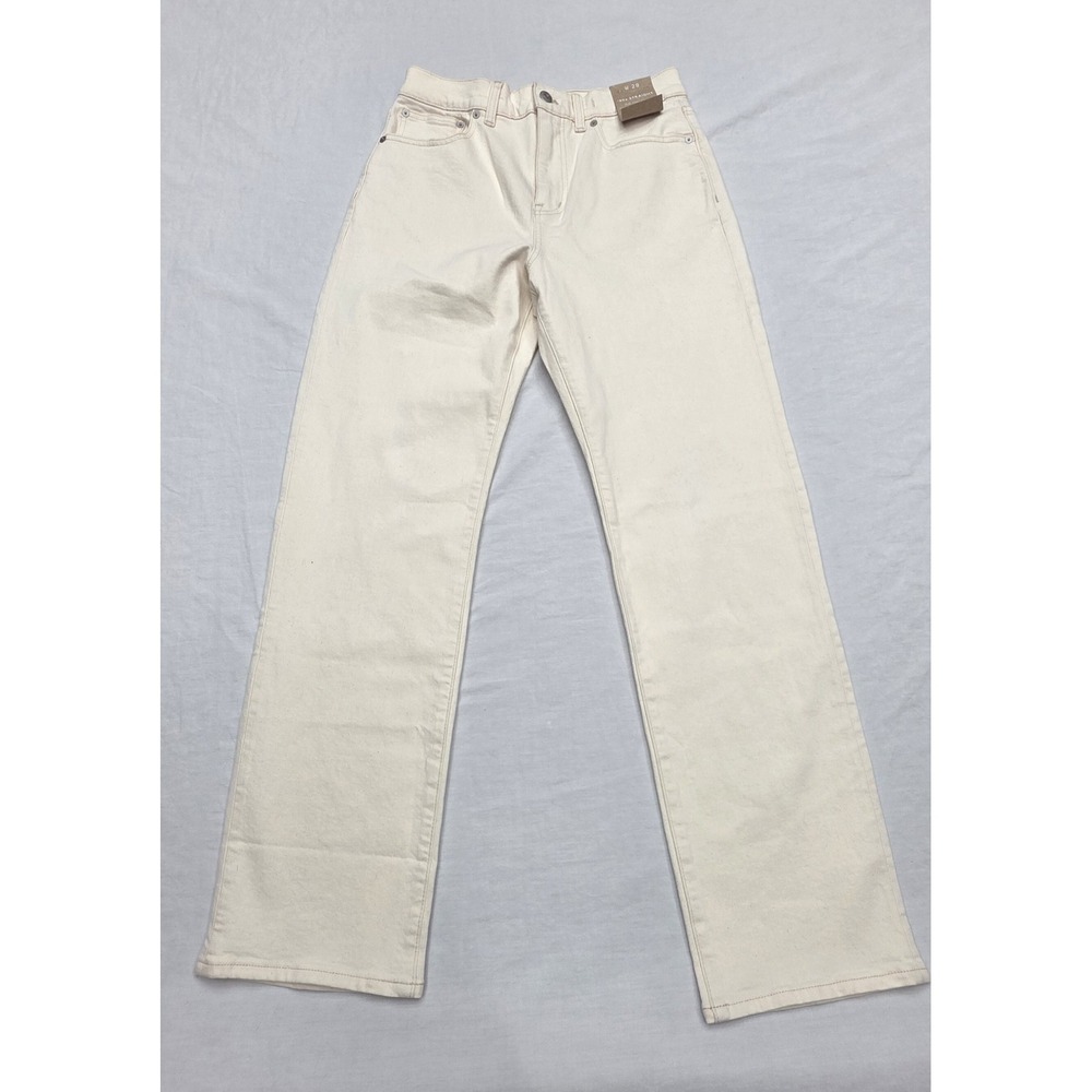 Madewell Women's White 90s Straight High‎ Rise Jeans Size W28 New With Tags